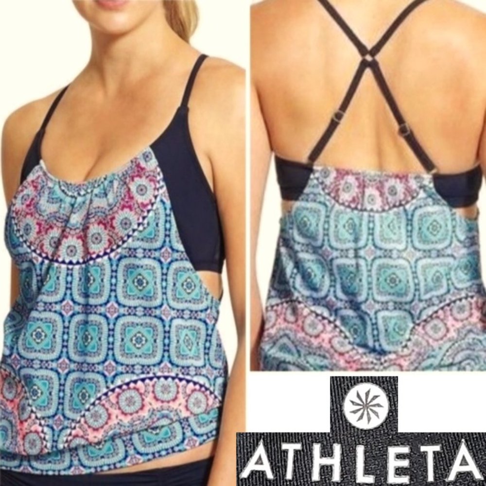 Fiji Blousy Tankini Top, 32 B/C